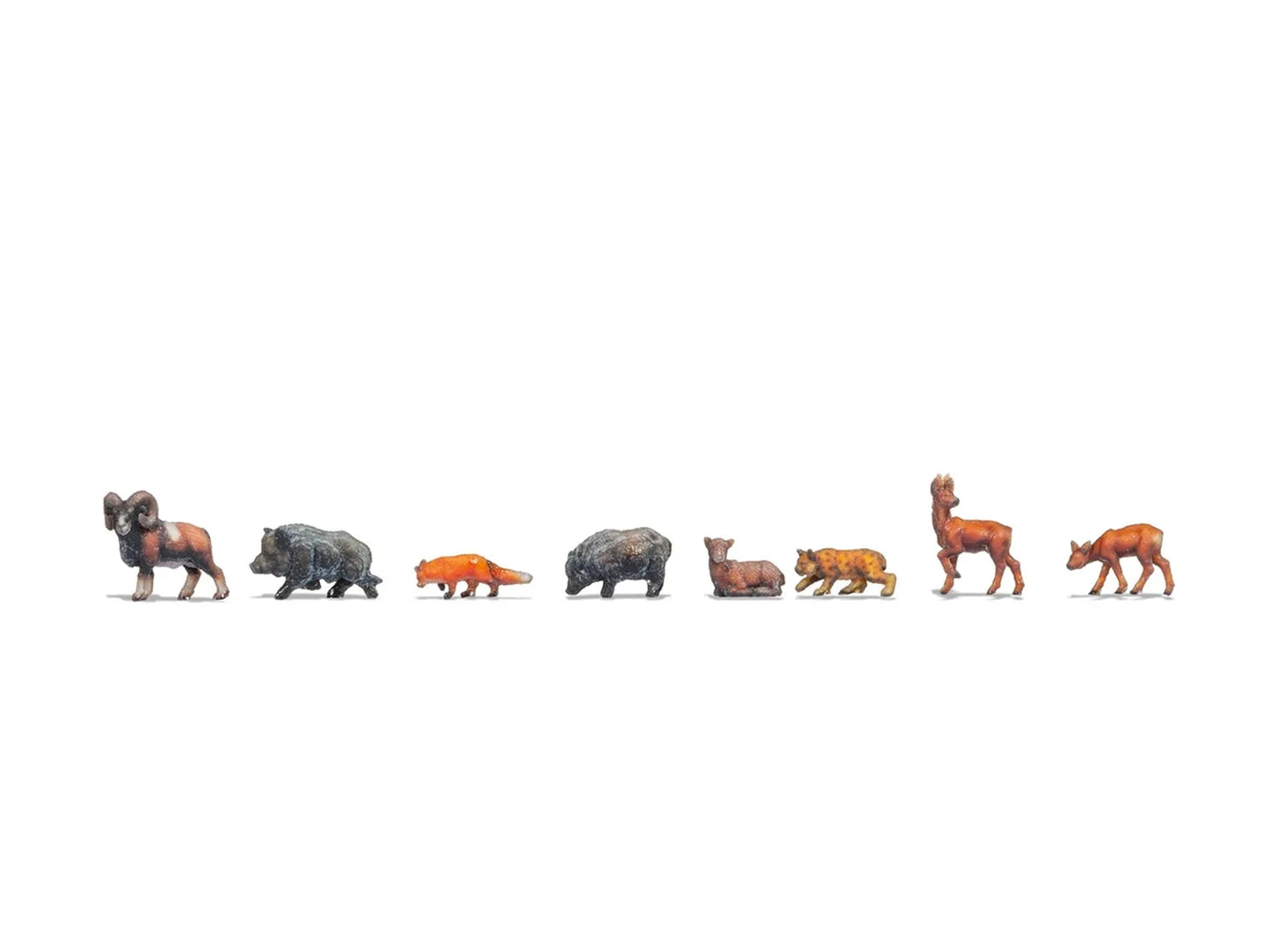 Noch Forest Animals (8) 3D Master Figure Set N35730 N Gauge