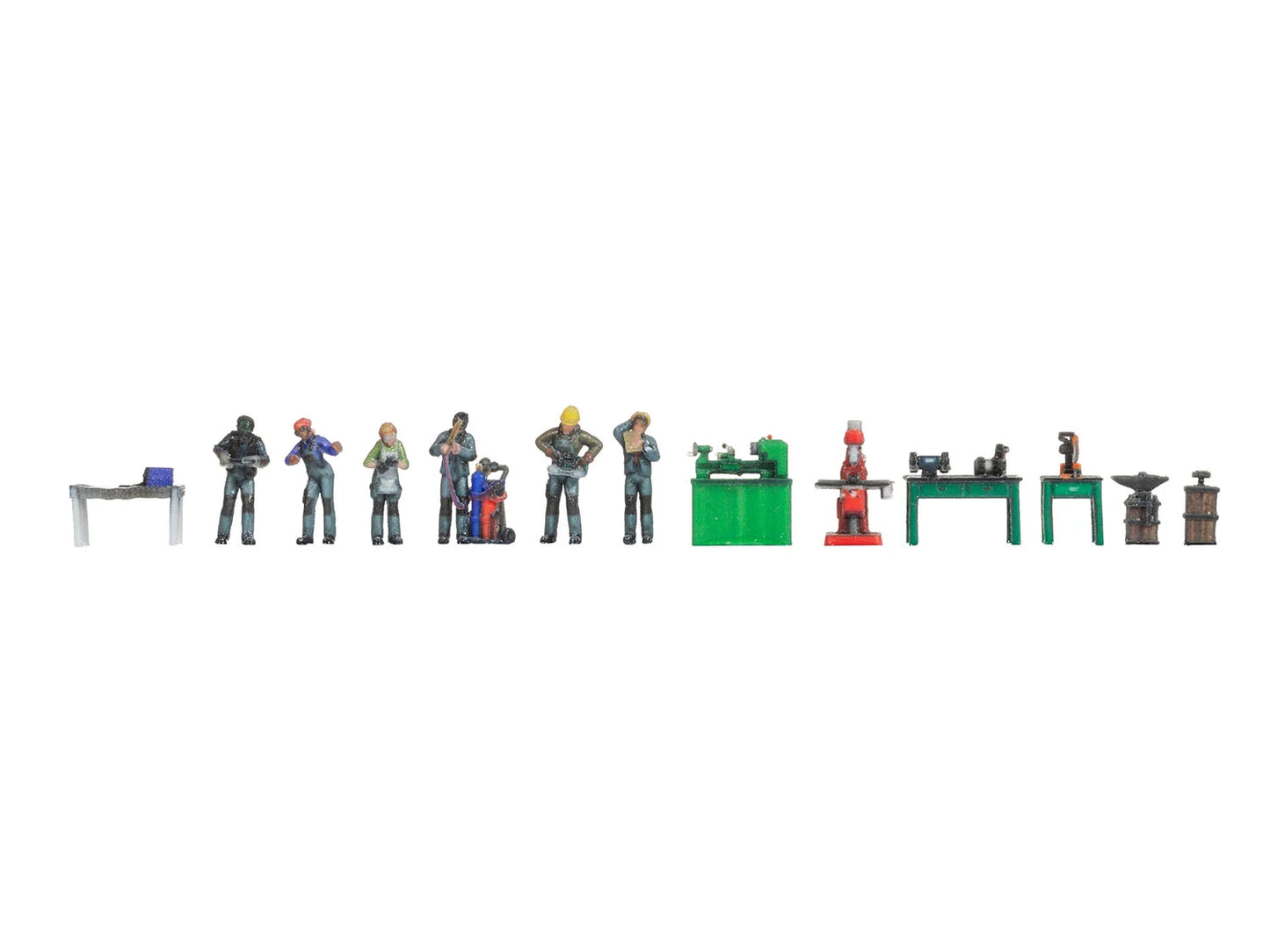 Noch Sheet Metal Workers 3D Themed Figure Set N35904 N Gauge
