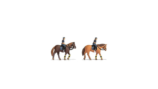 Noch German Mounted Police (2) Figure Set N36078 N Gauge