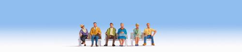 Noch Seated People (6) Figure Set N Gauge 36532