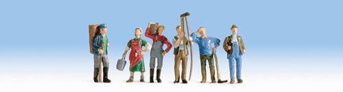Noch Wine Growers (6) Figure Set N Gauge 36614