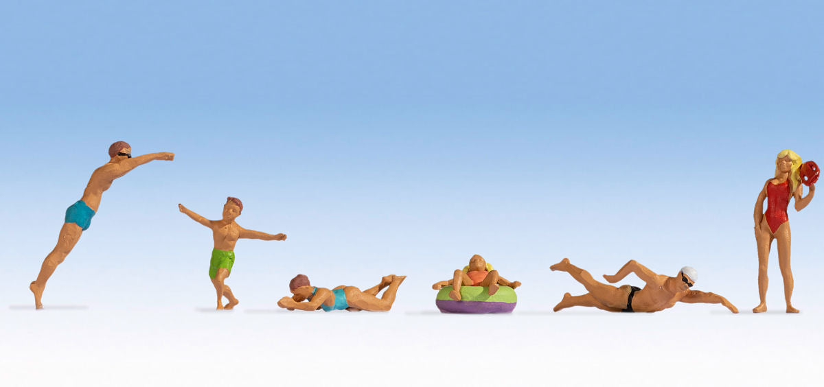 Noch Bathers (6) Figure Set N36849 N Scale