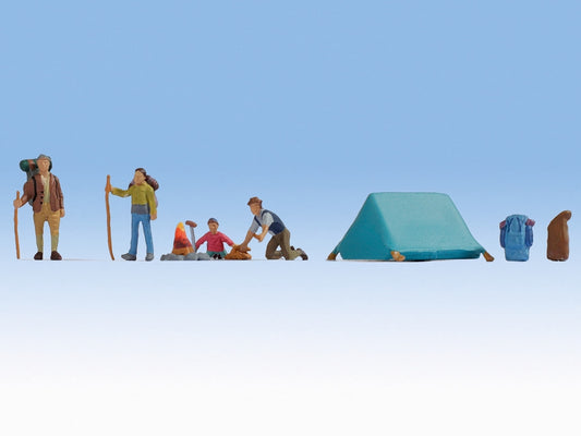 Noch Camping (4) Figure Set N Gauge 36876