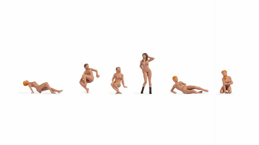 Noch 36949  Nude Models (6) Figure Set N Gauge