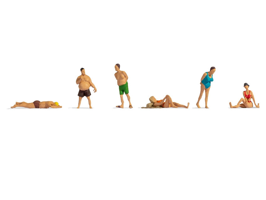 Noch 38300 Sunbathers (6) Hobby Figure Set N Gauge