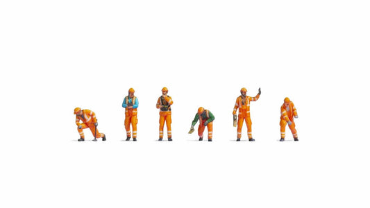 Noch Railway Shunters (6) Figure Set N44511 1:220