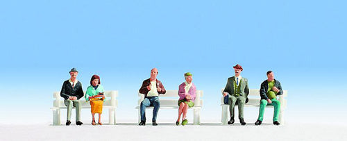 Noch 45242 Seated Passengers (6) Figure Set TT Scale
