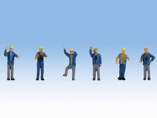 Noch 45279 Railway Shunters (6) Figure Set TT Scale