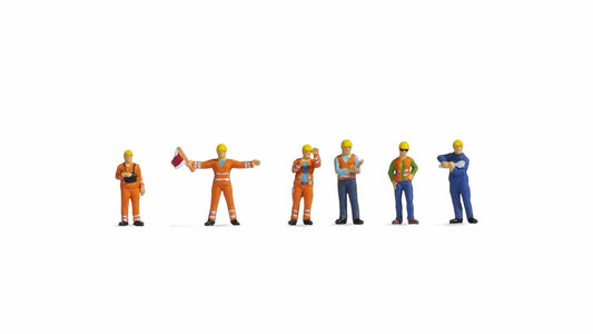 Noch Railway Shunters (6) Figure Set N45284 TT Scale