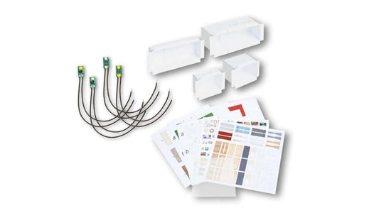 Noch micro-rooms Single LED Building Lighting Starter Set N51250 HO Gauge