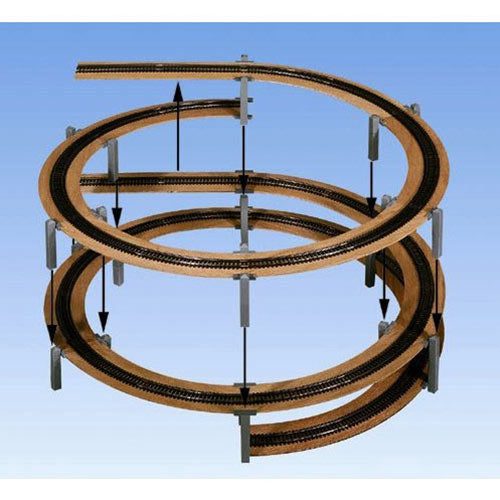 NOCH Single/Double Track Add On Helix 329/362mm Radius HO Gauge Scenics 53127