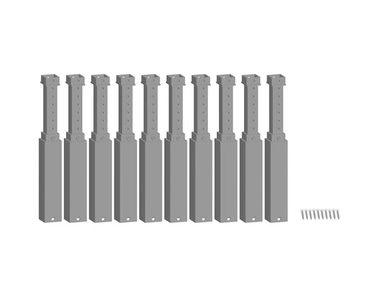 Noch Easy-Track Height Adjustable Pillars (10) HO Gauge N53943