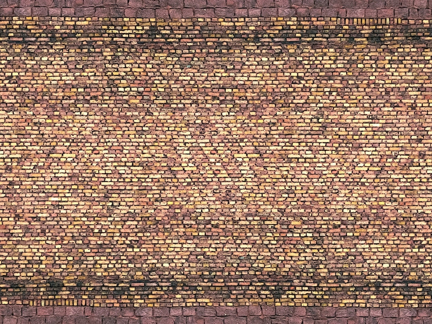 Noch Yellow Brick 3D Cardboard Sheet 25x12.5cm HO Gauge 56605