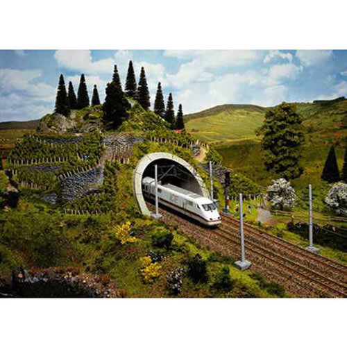 NOCH Double Track ICE Tunnel Portal HO Gauge Scenics 58040