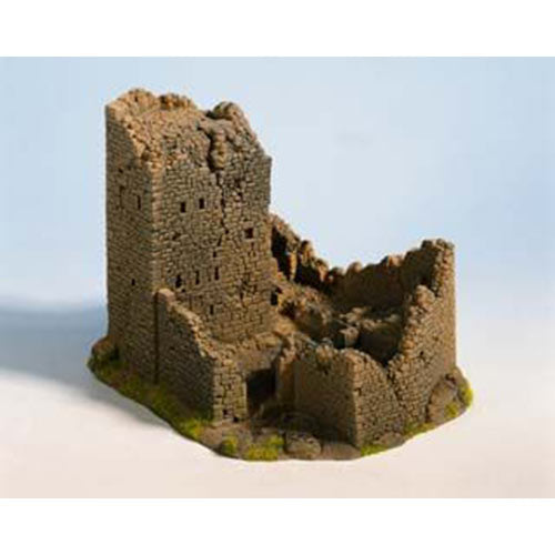 NOCH Castle Ruin Hard Foam Building 18x14x12cm HO Gauge Scenics 58600