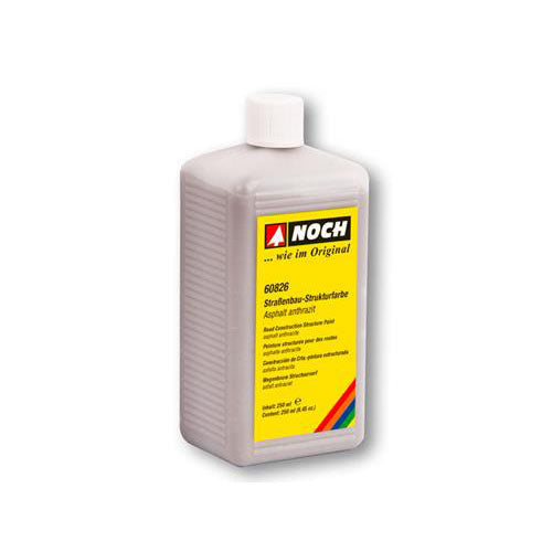 NOCH Road Construction Asphalt Anthracite Structure Paint(250ml) Scenics 60826