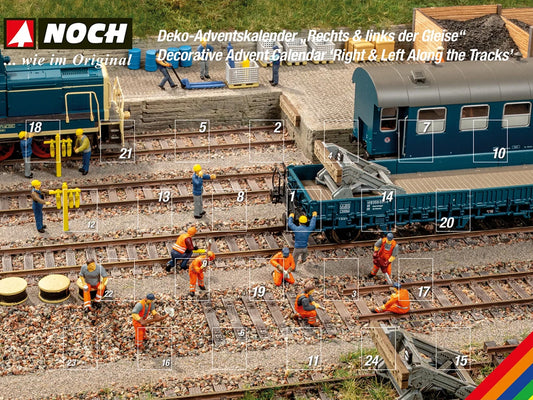 Noch Noch Along the Tracks Decorative Advent Calendar HO Gauge N65592
