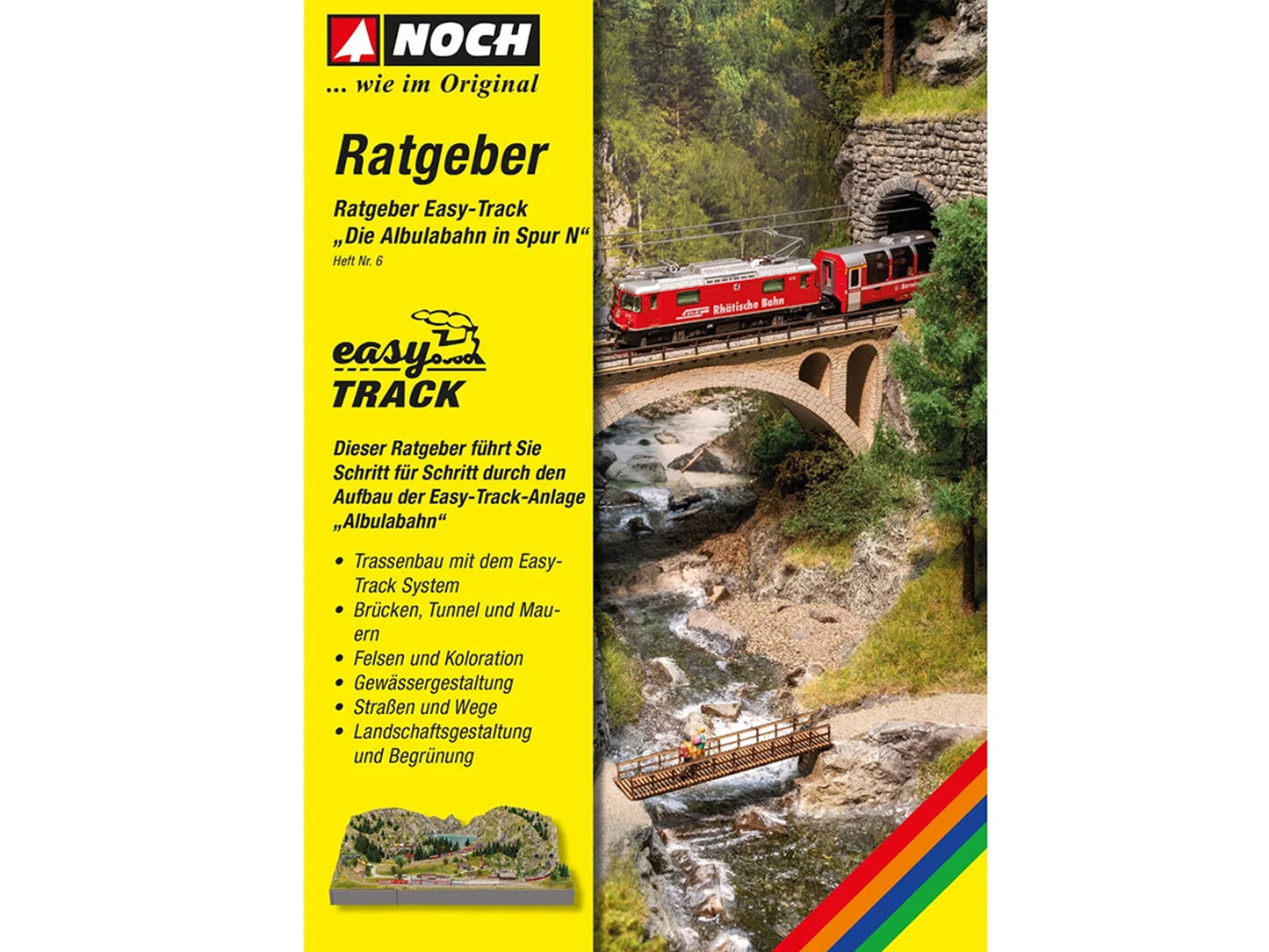 Noch Easy-Track Guidebook - Albula Railway in N Gauge  N71901