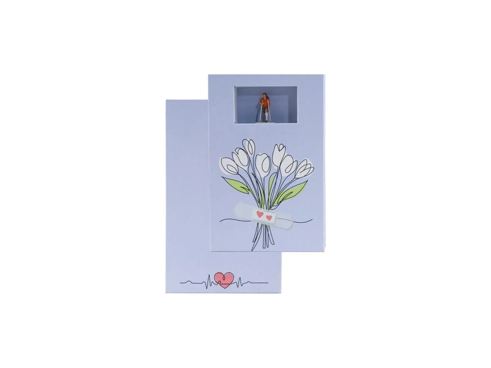 Noch 99506 Get Well Soon (Woman on Crutches) Gift Box OO Gauge