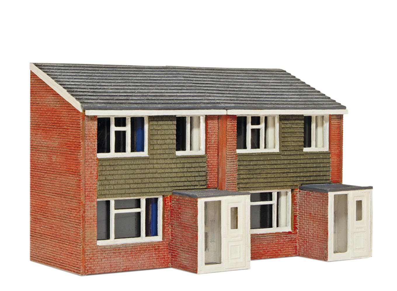 PECO NB-312 1960s House Front - L/Cut kit N Gauge