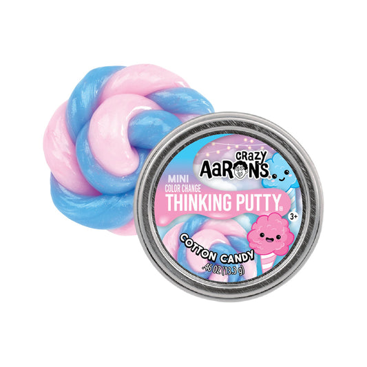 Crazy Aaron's Cotton Candy Thinking Foam Strecth Toy Mini Tin NC003