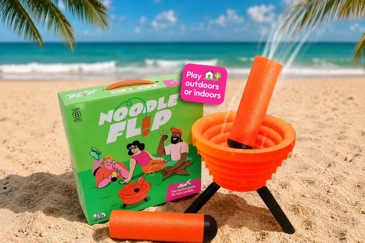 Noodle Flip Party Travel Game 2+ Players Age 8+ Big Potato Games