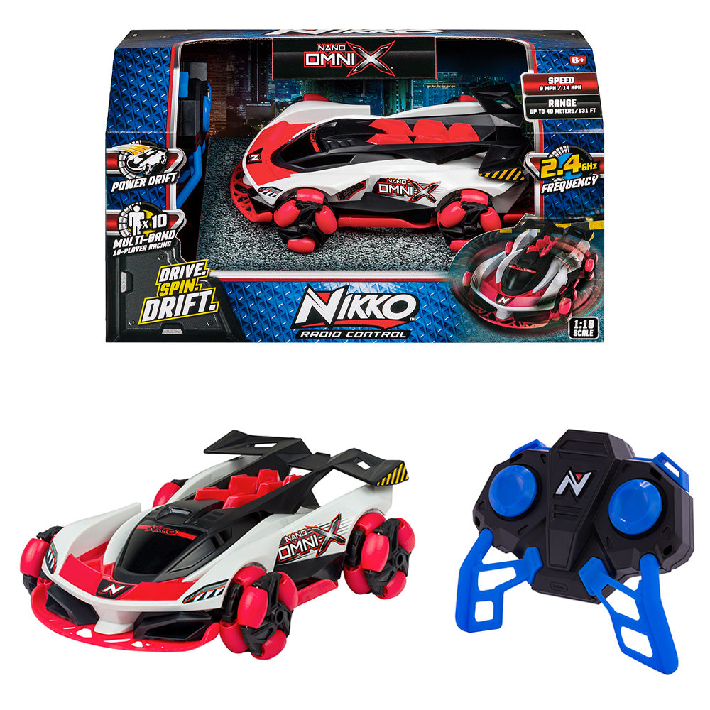 Nikko Nano Omni X Galactic Red RC Car