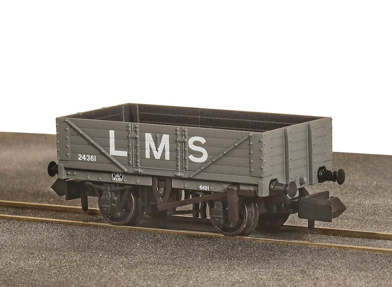 PECO NR-5003M 9ft 5 plank Open Wagon LMS N Gauge