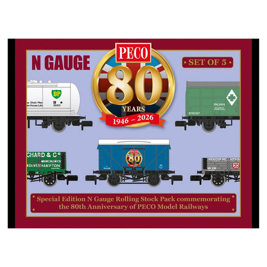 PECO 80th Anniversary N Gauge Rolling Stock Pack Special Edition