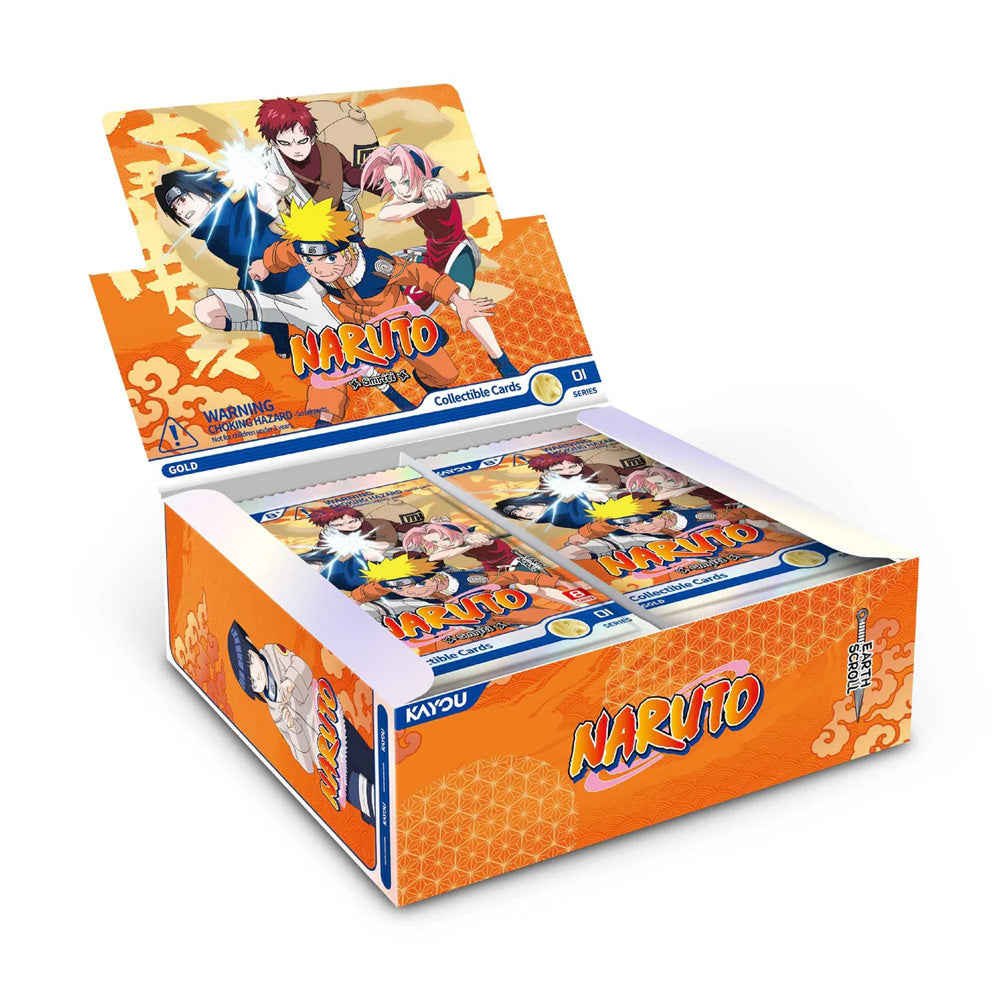Kayou Naruto-Smriti Cards S1 B - Earth Scroll Foil (Box of 20 Packs)