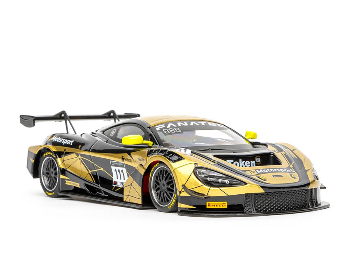 NSR McLaren 720S No.111 JP Motorsport 2021 Yellow AW 1:32 NSR0449AW