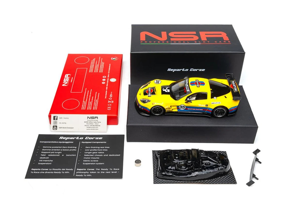 NSR NSR0535RCP-AW Racing (PT) C6.R Martini Livery Yellow No.35 1:32
