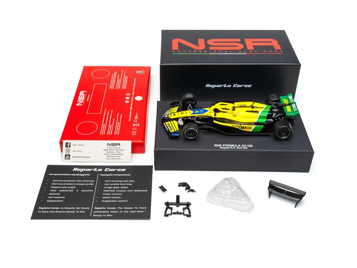 NSR NSR0539RCP-IL Racing (PT) NSR F22/26 Senna Tribute Livery No.4 LN 1:32