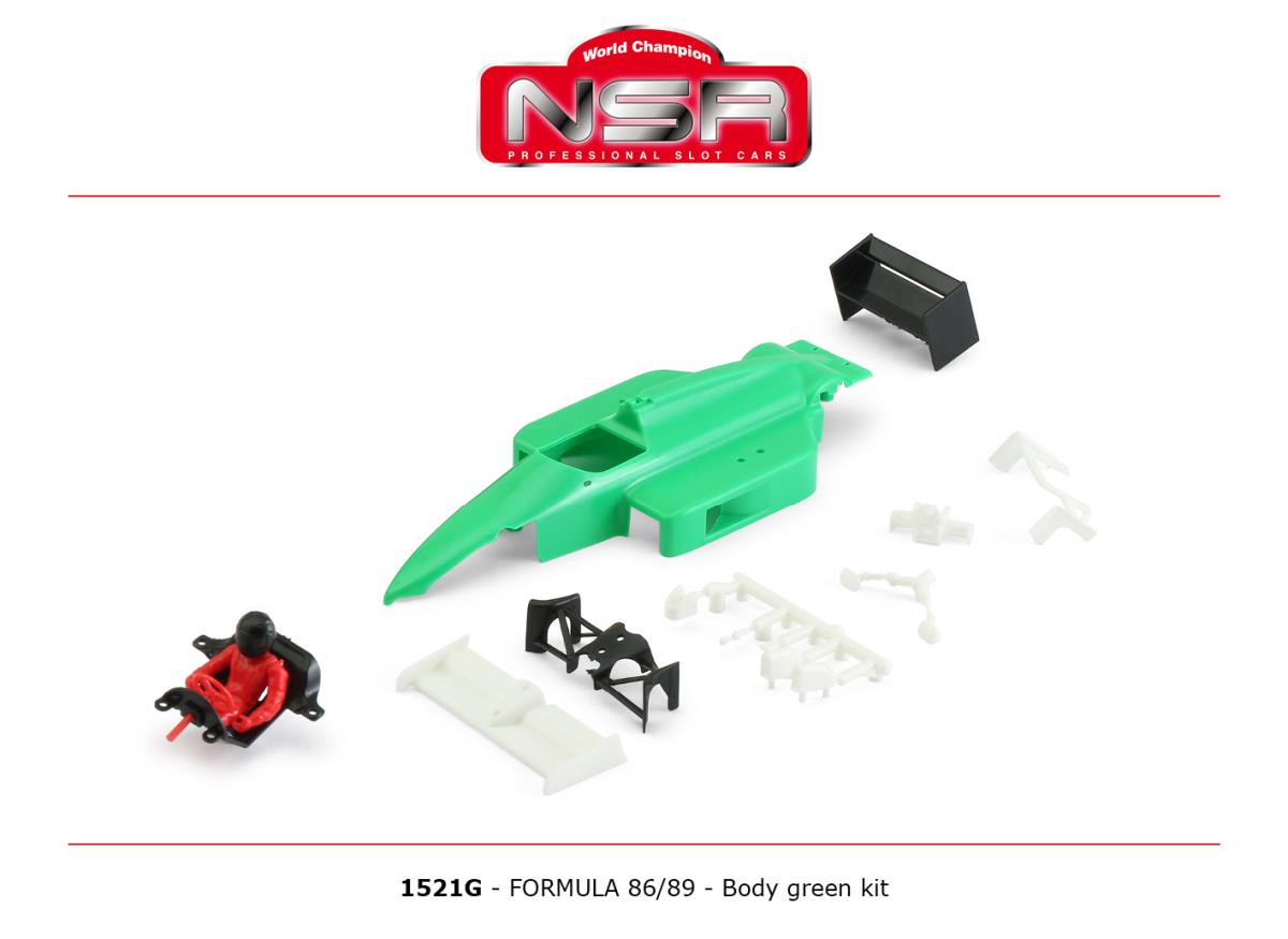 NSR 1521G Formula NSR 86/89 Body Kit Green 1:32