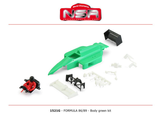 NSR 1521G Formula NSR 86/89 Body Kit Green 1:32