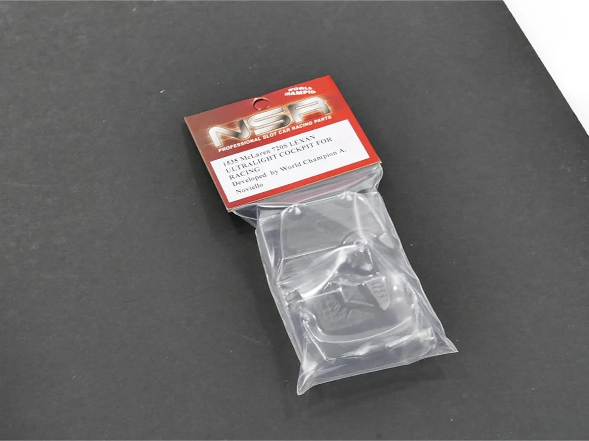 NSR 720S Lexan Ultralight Cockpit for Racing NSR1535 1:32