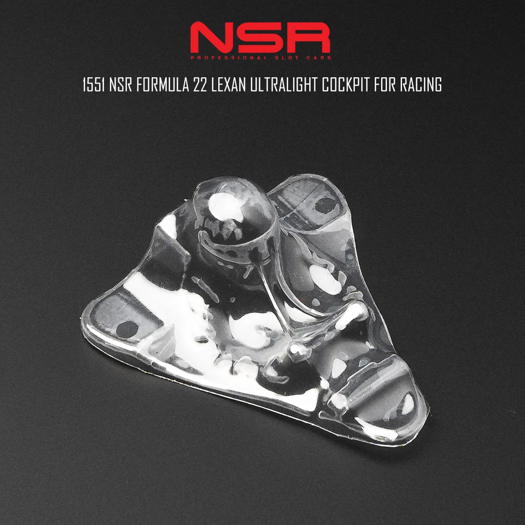 NSR NSR F22 Lexan Ultralight Cockpit for Racing NSR1551 1:32