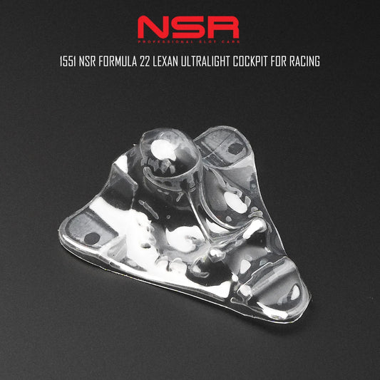 NSR NSR F22 Lexan Ultralight Cockpit for Racing NSR1551 1:32