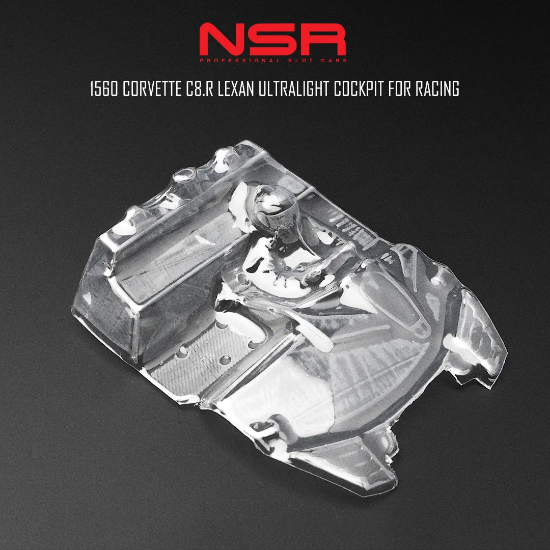 NSR C8.R Lexan Ultralight Cockpit for Racing NSR1560 1:32