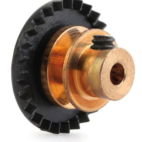 NSR 3/32 IL Soft Plastic Gear 25t Org w/bronze hub .50'' Screw NSR6325BR