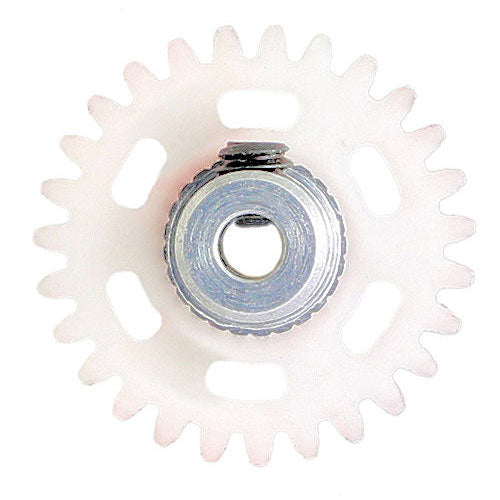 NSR 3/32 AW Soft Plastic Gear 27t White w/alu Hub 16mm dia NSR6627