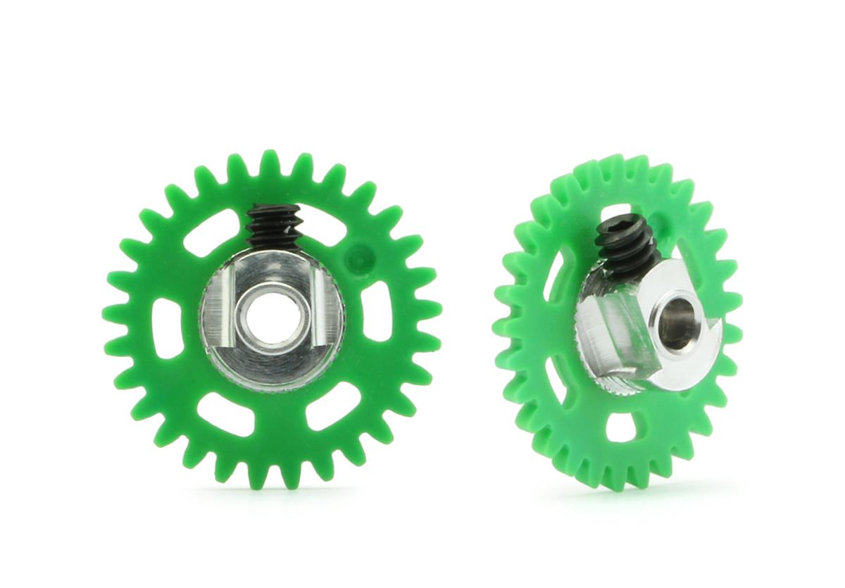 NSR 6629EVO 3/32 AW Soft Plastic Gear 29t Green Dia.16mm EVO 1:32