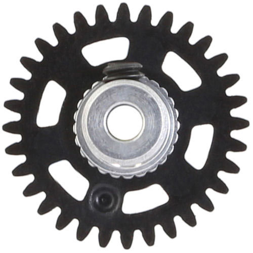 NSR 3/32 AW Soft Plastic Gear 32t Black w/Alu Hub 16mm NSR6632