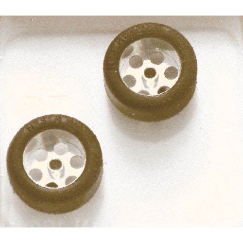 NSR 3/32 WRE Rear RTR 20x10mm Glued/Trued Rubber Tyres 16'' (2) NSR9030