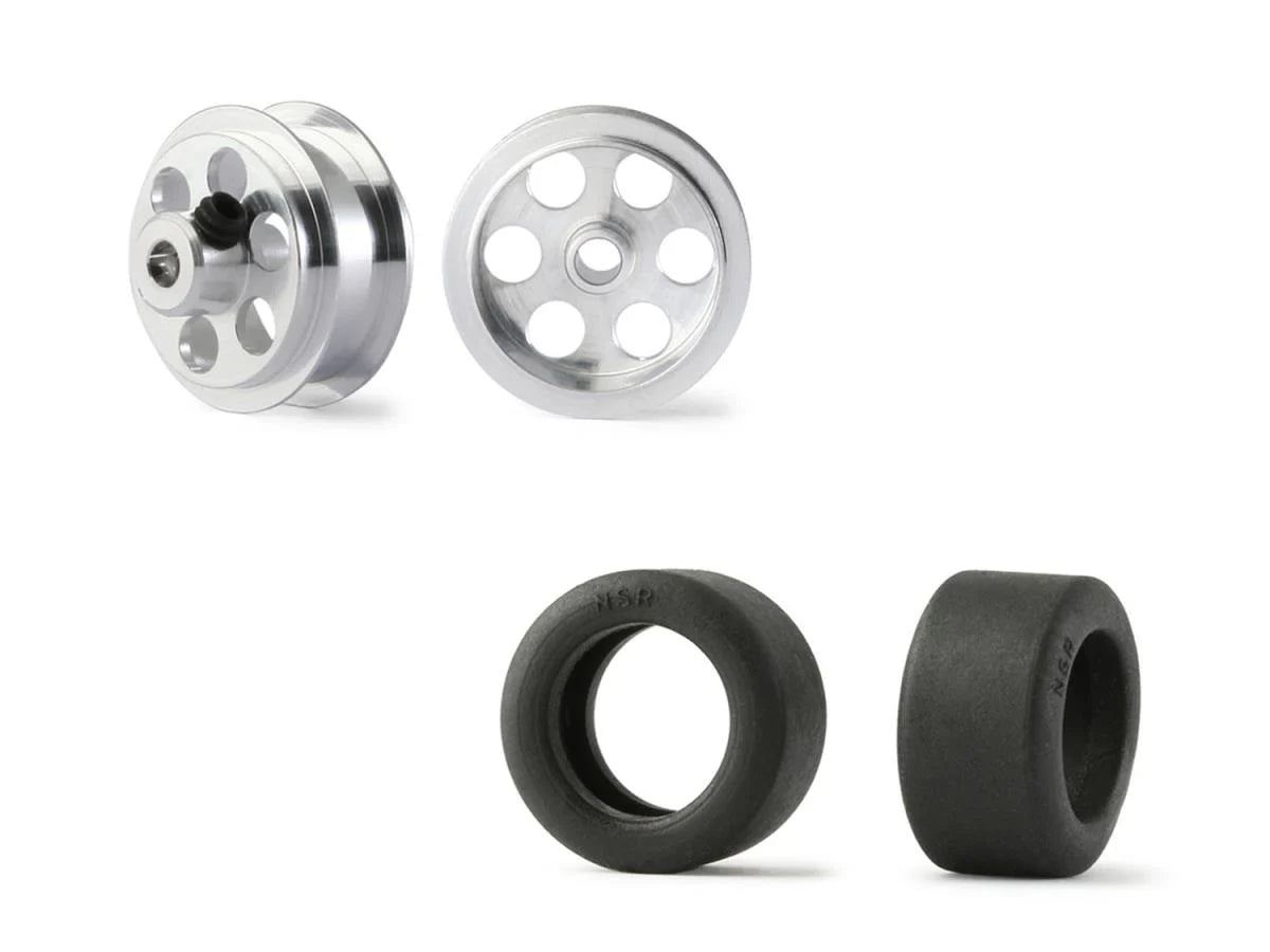 NSR 3/32 Rear Slick RTR 19.5x10 Zero Grain 16mm (5002/5282Z) NSR9085 1:32