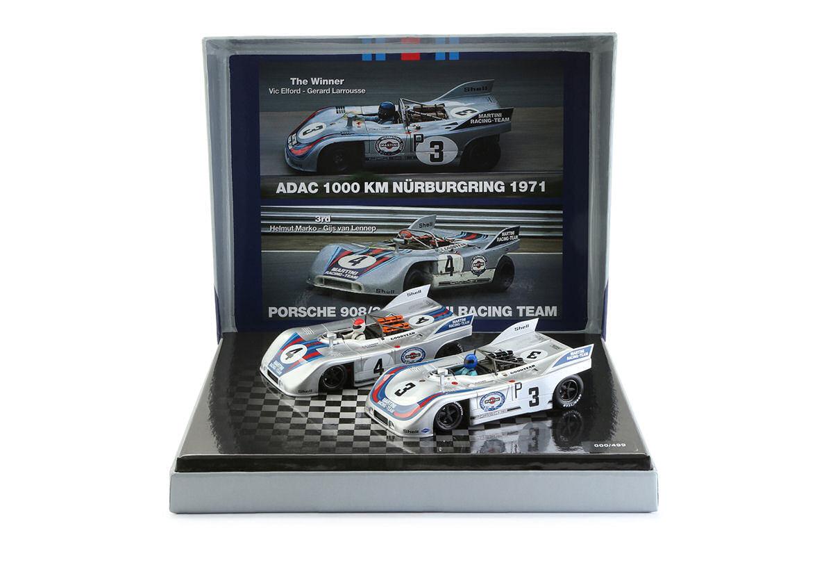 NSR Porsche 908/3 Martini Racing Nurnburgring 1971 Twin Pack 1:32 SET10