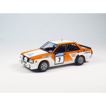 NUNU Mitsubishi Lancer Turbo 1000 Lakes 1982 1:24 Plastic Model Kit 24018