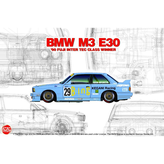 Nunu BMW M3 E90 '90 Fuji Intertec Classic Winner 1:24 Plastic Model Kit 24019