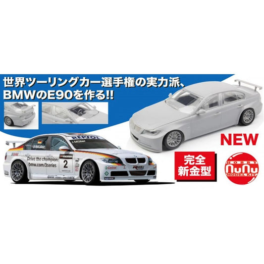 Nunu 24037 BMW 320 E90i WTCC Brands Hatch 2008 Winner 1:24 Model Kit