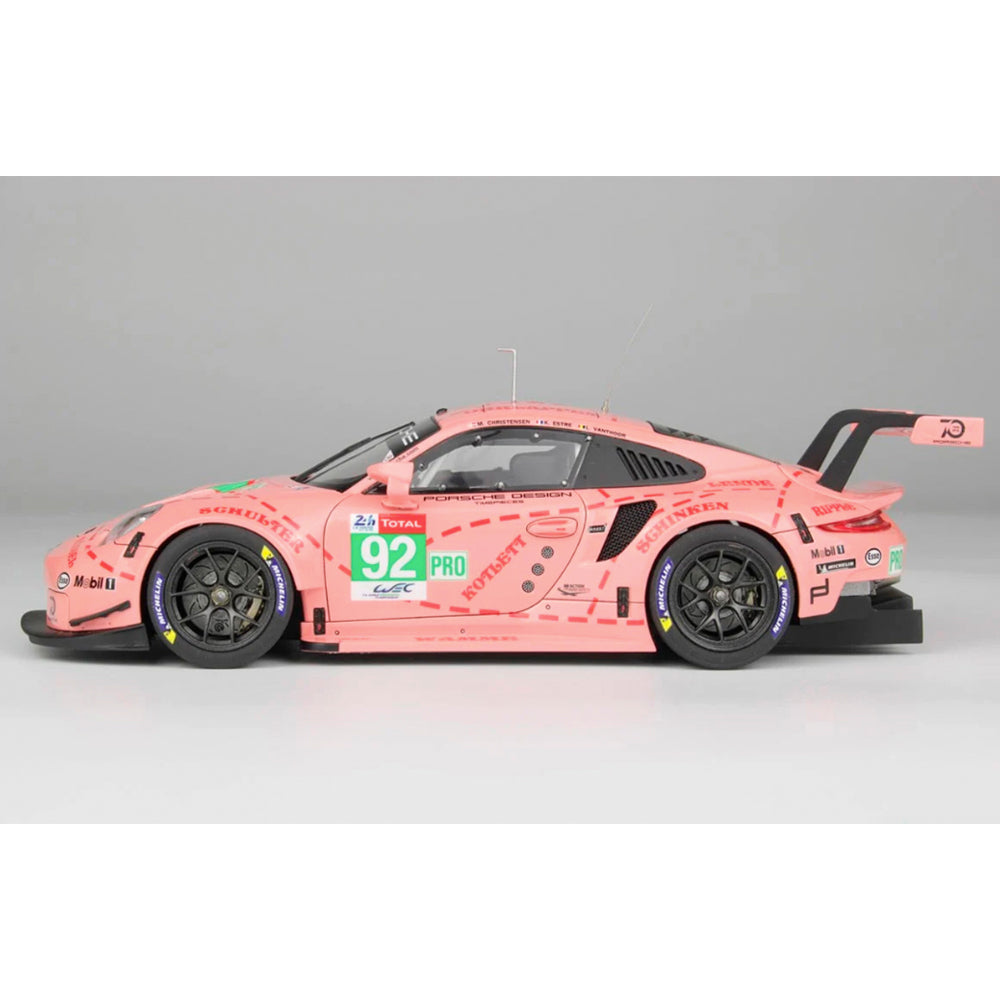 Nunu Porsche 911 RSR 2018 LM Class Winner (Pink Pig) 1:24 Model Kit